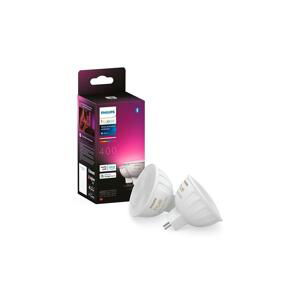 Philips SADA 2x LED RGBW Stmívatelná žárovka Philips Hue WACA GU5,3/MR16/6,3W/12V