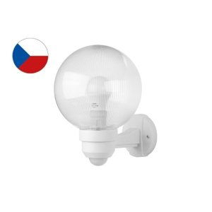 Svítidlo PANLUX ZPP-S-20/B E27 60W s pohybovým čidlem bílá