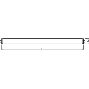 Zářivková trubice OSRAM LUMILUX L 18W/830 T8 G13 teplá bílá 3000K 600mm