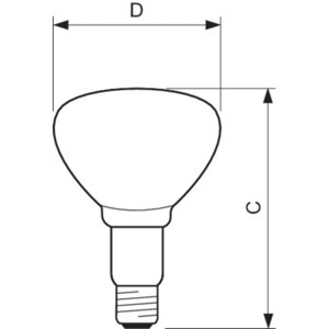 Infražárovka IR Philips 250C R125 HG 250W E27