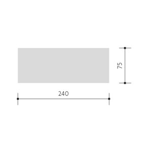 Piktogram šipka nahoru 240x75mm Panlux PIKT-N