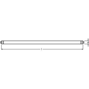 Zářivková trubice OSRAM LUMILUX L 13W/840 T5 G5 neutrální bílá 4000K 517mm