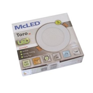 LED podhledové svítidlo McLED TORO R9 TR120-9W4000K-W-EN neutrální bílá ML-412.011.33.0