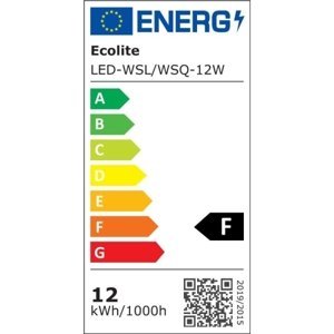 LED podhledové svítidlo Ecolite RAFA LED-WSQ-12W/27/CHR 12W 2700K teplá bílá