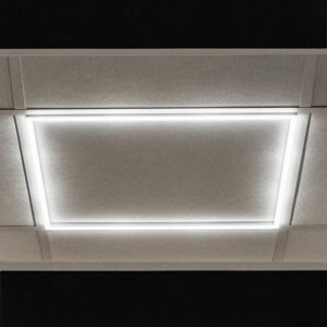 LED svítidlo podhledový rámeček Kanlux AVAR 6060 40W-NW neutrální bílá 4000K 26770