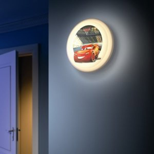 Dětské nástěnné a stropní LED svítidlo Philips Disney Cars 71884/32/P0 červené 900lm 2700K