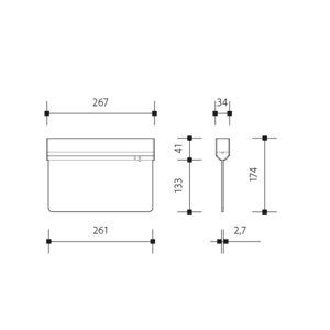 Základna pro nouzové svítidlo Panlux EUROPA LED PN02200001