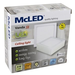 LED svítidlo McLED Vanda S8 8W 4000K neutrální bílá ML-416.061.71.0