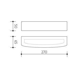 Nástěnné LED svítidlo Panlux BLOCO rusty PN42100016