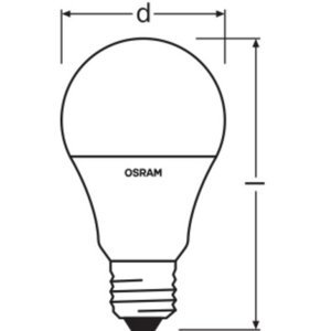 LED žárovka E27 OSRAM STAR+ CL A 9W (60W) s dálkovým ovladačem RGBW (teplá bílá 2700K) stmívatelná