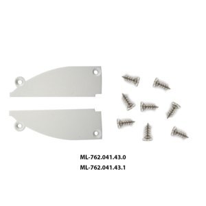 Vestavný hliníkový profil McLED AN pro sádrokarton 19x96mm včetně mléčného difuzoru 1m ML-761.041.43.1