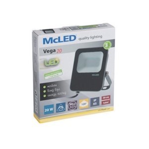 LED reflektor McLED Vega 20W 2400lm 4000K neutrální bílá IP65 ML-511.600.82.0