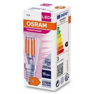 LED žárovka do lednice E14 OSRAM PARATHOM T26 FIL 2,8W (25W) teplá bílá (2700K)