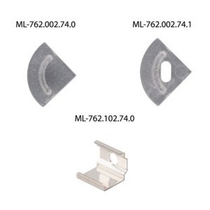 Rohový hliníkový profil McLED RB 8x8mm včetně mléčného difuzoru 1m ML-761.002.74.1