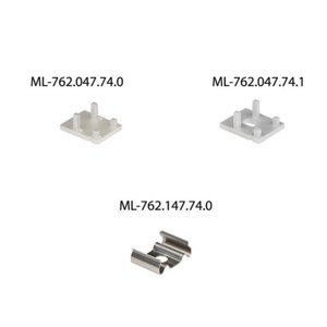 Přisazený hliníkový profil McLED PHA 12x15mm včetně mléčného difuzoru 1m ML-761.047.74.1
