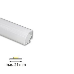 Rohový hliníkový profil McLED RL2 30x30mm včetně mléčného difuzoru 2m ML-761.057.74.2