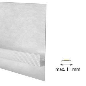 Hliníkový profil McLED pro sádrokartony AY 133x13mm včetně mléčného difuzoru 2m ML-761.336.05.2