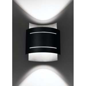 Nástěnné svítidlo SOLLUX Hestia G9 1x40W bez zdroje ocel černá SL.0981