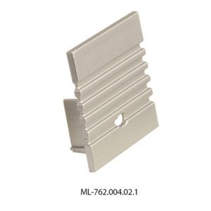 Koncovka LED profilu PO s otvorem stříbrná McLED ML-762.004.02.1