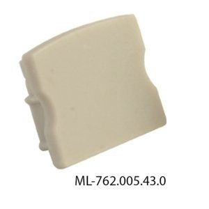 Koncovka LED profilu bez otvoru pro PS šedá McLED ML-762.005.43.0