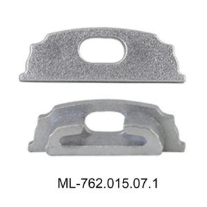 Koncovka s otvorem pro SF McLED ML-762.015.07.1 stříbrná barva 1ks