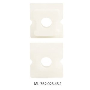 Koncovka LED profilu s otvorem pro SP bílá McLED ML-762.023.43.1
