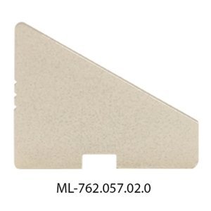 Koncovka LED profilu RQ bez otvoru stříbrná McLED ML-762.057.02.0