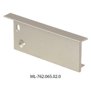 Koncovka LED profilu AT bez otvoru stříbrná McLED ML-762.065.02.0