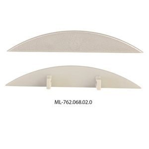 Koncovka LED profilu BH bez otvoru stříbrná McLED ML-762.068.02.0