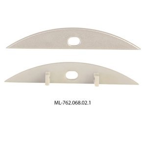 Koncovka LED profilu BH s otvorem stříbrná McLED ML-762.068.02.1