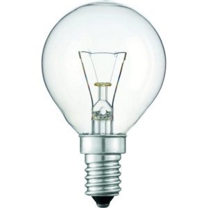 Žárovka průmyslová čirá TES-LAMP 25W E14 P45 kapka