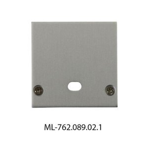 Koncovka LED profilu PN s otvorem kovová McLED ML-762.089.02.1