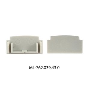 Koncovka LED profilu AZ bez otvoru stříbrná McLED ML-762.039.43.0