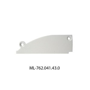Koncovka LED profilu bez otvoru pro AN pravá bílá McLED ML-762.041.43.0