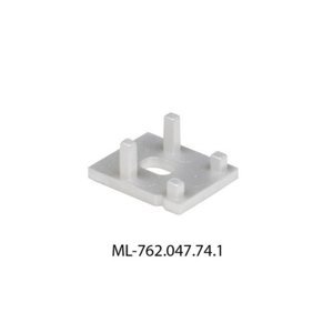 Koncovka LED profilu PHA s otvorem stříbrná McLED ML-762.047.74.1