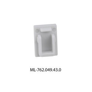 Koncovka LED profilu DC bez otvoru stříbrná McLED ML-762.049.43.0