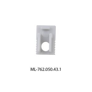 Koncovka LED profilu s otvorem pro AL stříbrná McLED ML-762.050.43.1
