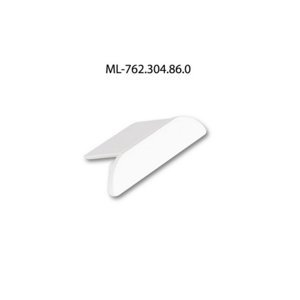 Koncovka LED profilu PX2 bez otvoru stříbrná McLED ML-762.304.86.0