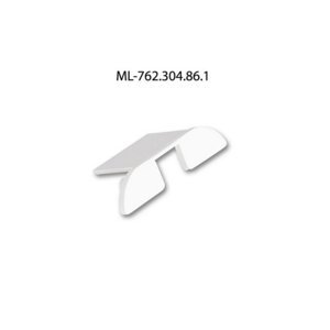 Koncovka LED profilu PX2 s otvorem stříbrná McLED ML-762.304.86.1