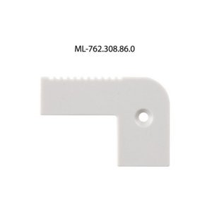 Koncovka LED profilu BE bez otvoru stříbrná McLED ML-762.308.86.0
