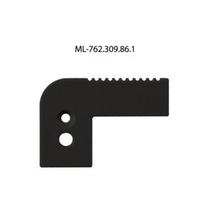 Koncovka LED profilu BE s otvorem černá McLED ML-762.309.86.1