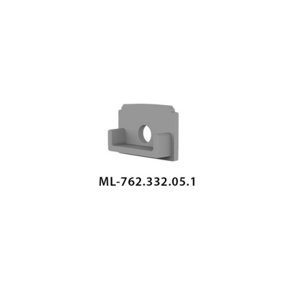 Koncovka LED profilu DG s otvorem McLED ML-762.332.05.1