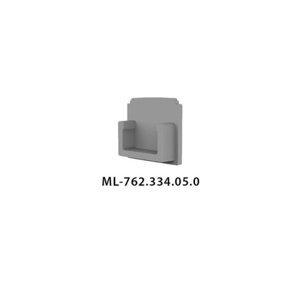 Koncovka LED profilu AA bez otvoru McLED ML-762.334.05.0