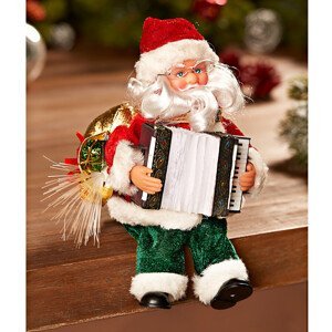 Santa s akordeonem