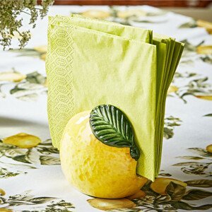 Držák ubrousků v designu citronu