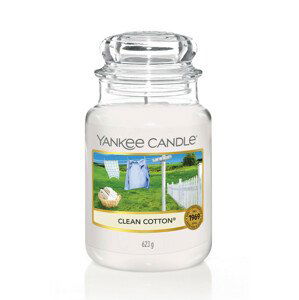 Vonná svíčka Yankee Candle velká Clean cotton
