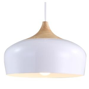 Samostatná závěsná stropní lampa Bari bílá
