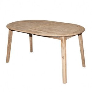 Doppler TECTONA - dřevěný rozkládací teakový stůl 150/200x95x75 cm