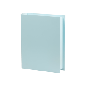 FK Dřevěná krabička ve tvaru KNIHY - 21x17x4,5 cm, Modrá