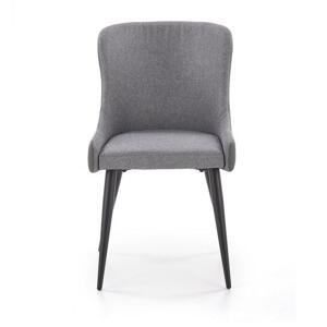 HALMAR, K-333  moderní čalouněná židle, barva šedá
